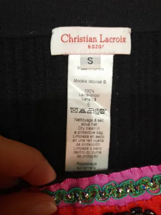 Twin-set knit lujo Christian Lacroix