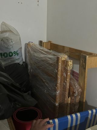 Cuna bebé barandilla abatible