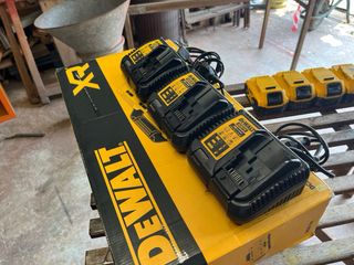 3 Cargadores Dewalt 18V & 54V