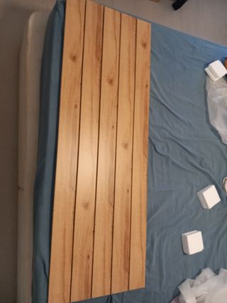 Cabecero cama madera.