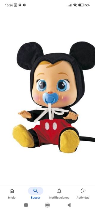 Muñeco Llorón Mickey Mouse