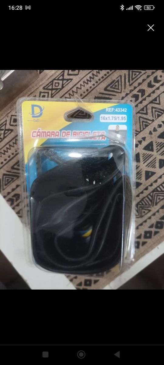 Cámara bicicleta 16x1.75/1.95