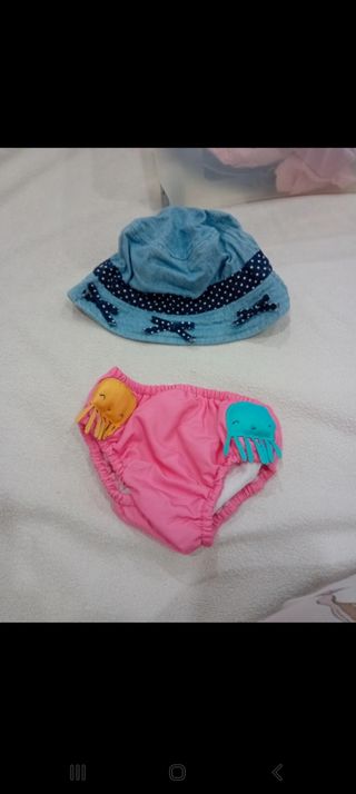 Costume mare bimba - Cappellino e costume