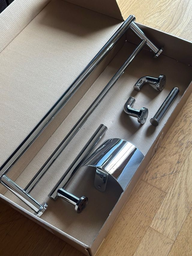 Accesorios baño cromado