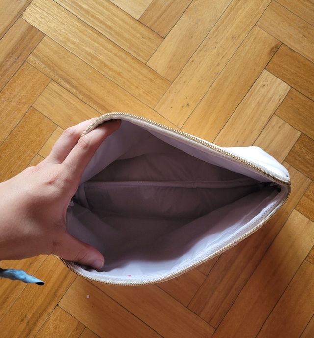 Neceser blanco grande - maquillaje