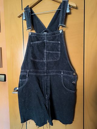 Peto vaquero corto negro - XL