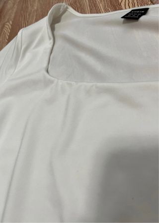 Top blanco Shein