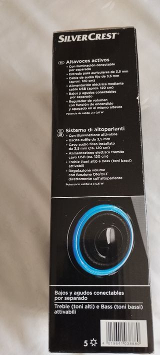 Altavoces SilverCrest 2x0.6W