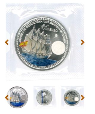 2025 Moneda 40€ Crucero Elcano