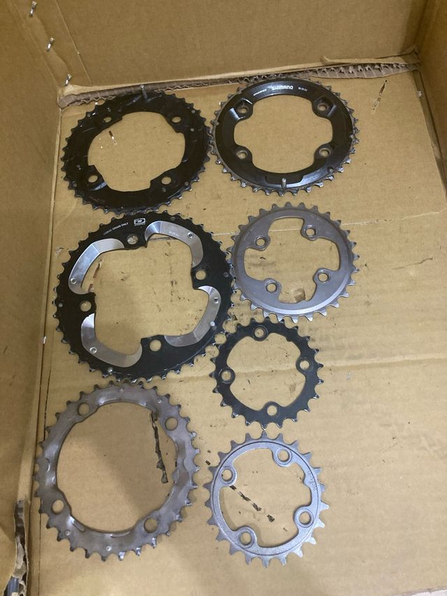 Juego platos bici xt slx