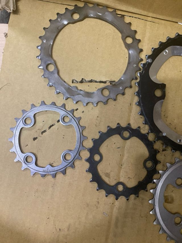 Juego platos bici xt slx