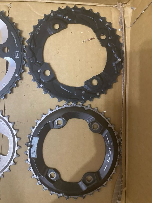 Juego platos bici xt slx