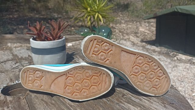 Zapatillas turquesa