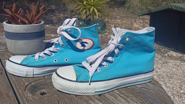 Zapatillas turquesa