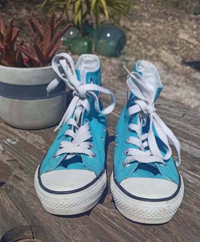 Zapatillas turquesa