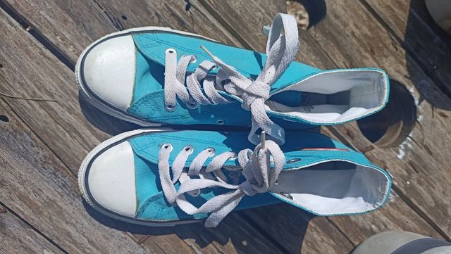 Zapatillas turquesa