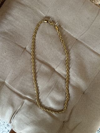 Cadena dorada - Collar de cuerda