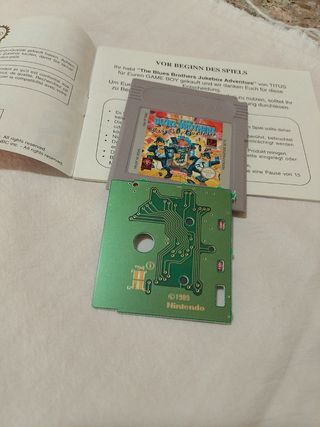 Juego Blues Brothers Game boy 