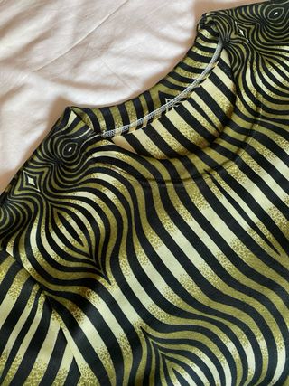 Camiseta rayas verde oliva