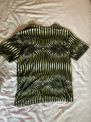 Camiseta rayas verde oliva