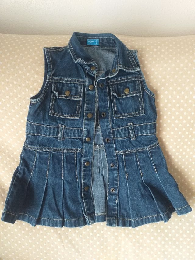 Vestido vaquero niña Mayoral 2años (92cm)