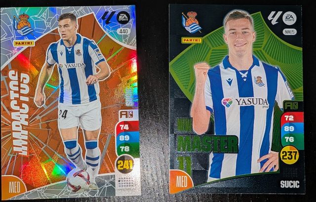 18 Cromos Adrenalyn 2024-25 Real Sociedad