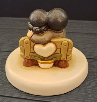 Ceramica Thun innamorati panchina sposi fidanzati