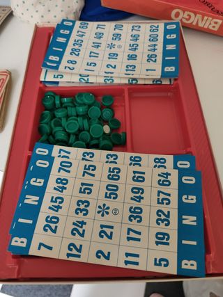 Bingo antiguo de la marca Borras años 80