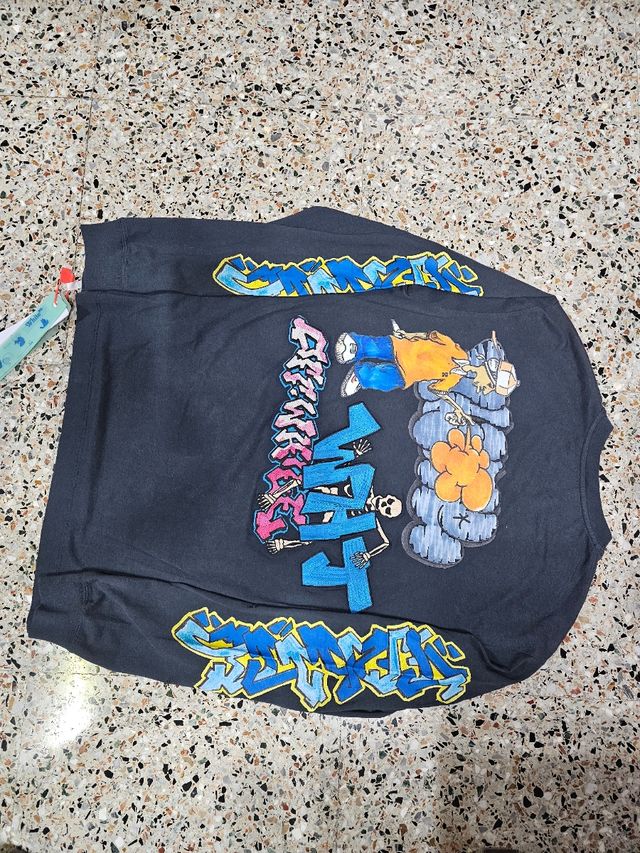 Felpa Off-White con stampa graffiti