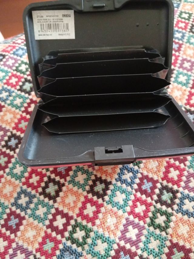 Tarjetero rosa - Porta tarjetas