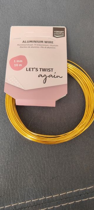 Filo Alluminio Oro - 1mm x 10m