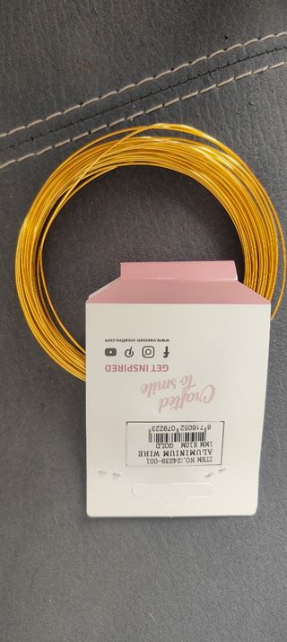 Filo Alluminio Oro - 1mm x 10m