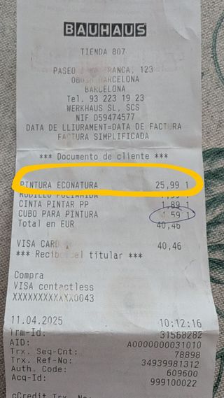 Pintura nueva Montó 