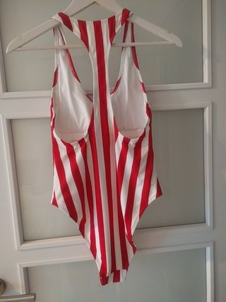 Bañador rayas rojas y blancas - Talla M
