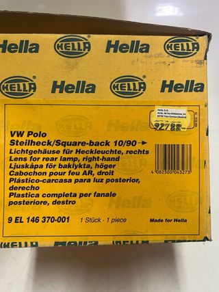 Pilotos traseros VW Polo Hella