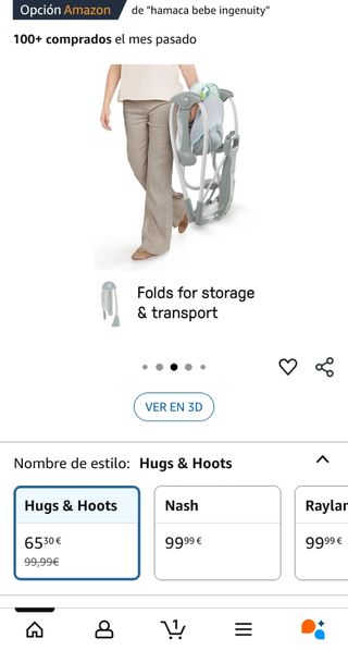 Hamaca Ingenuity para bebé
