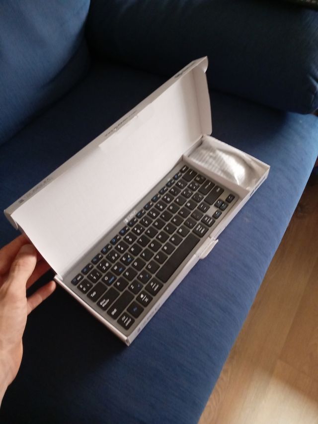 Teclado ratón inalámbrico Supremme gris