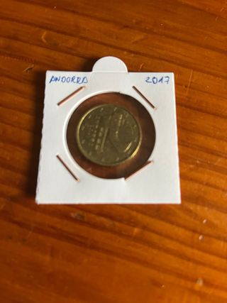 Moneda Andorra 50 céntimos 2017