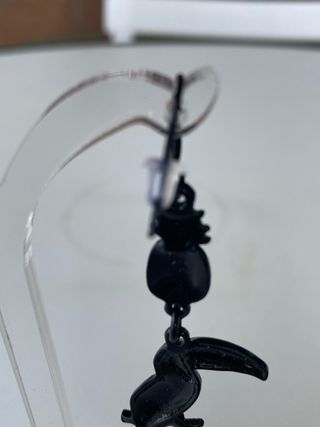 Orecchini fenicottero & tucano