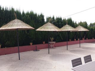 Sombrillas paja - Jardín