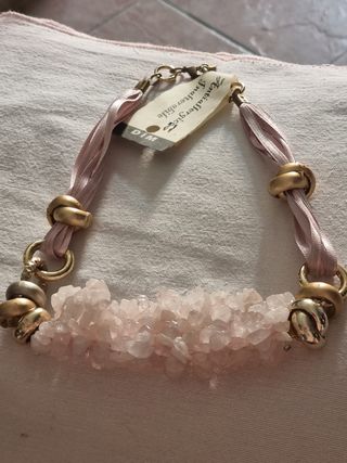 Collana DIM quarzo rosa