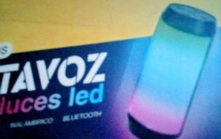 Altavoz Bluetooth LED Portátil