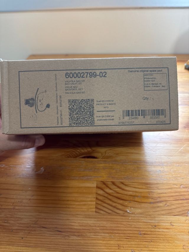 Válvula gas Chaffoteaux