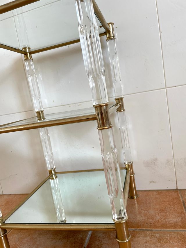 Mesa auxiliar / estantería / mesita decorativa