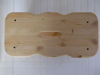 Sgabello legno massello - 37x50cm