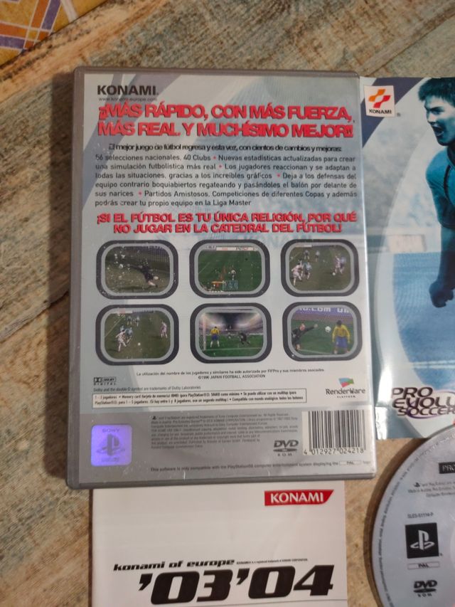 Juego Pro Evolution Soccer 2 PS2