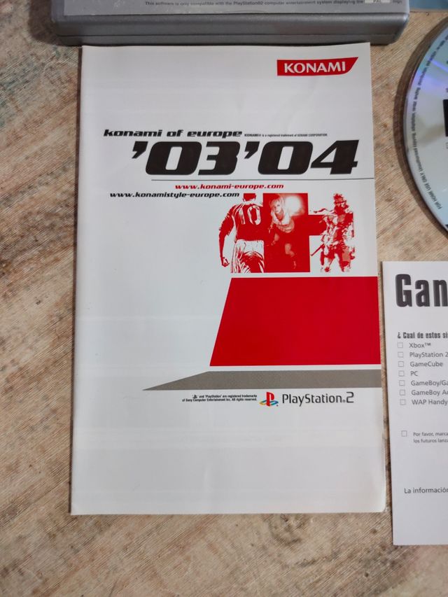 Juego Pro Evolution Soccer 2 PS2