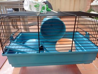 Jaula hamster azul - Negra
