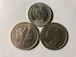 Lote de 32 monedas danesas