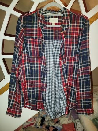 Chaqueta punto azul marino vintage